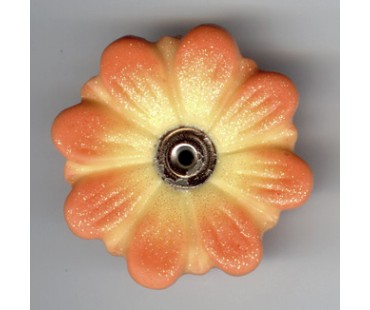 ORANGE GELB (MARGARETE) - mit Glitzer